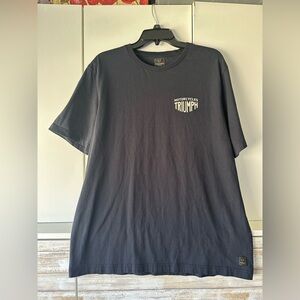 🏍️ Triumph Motorcycles Workshop Graphic T-Shirt XXL Official Navy